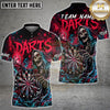 Maxcorners Darts Grim Reaper Dartboard Multicolor Customized Name, Team Name 3D Shirts