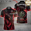 Maxcorners Darts Patriotic Dragon Dart Player Multicolor Customized Name, Team Name 3D Shirts