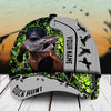 Maxcorners Dog Hunter Camo Pattern 3D Multicolor Personalized Cap