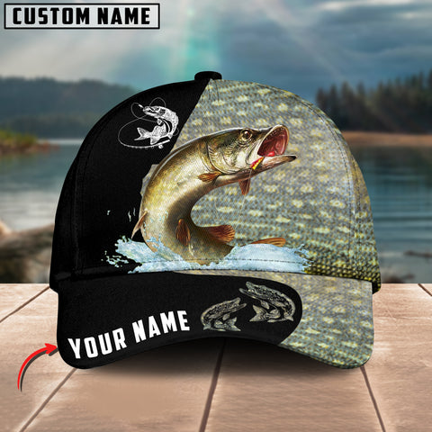 Maxcorners Personalized Pike Fishing Classic 3D Cap