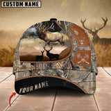 Maxcorners Elk Leather Pattern Art Hunting Personalized Cap 3D Multicolored