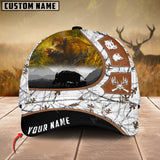 Maxcorners Boar Leather Pattern Art Hunting Personalized Cap 3D Multicolored