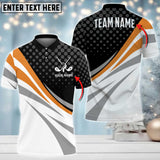 Maxcorners Sport Jersey Skin Golf Ball Golf Lover Multicolor Option Customized Name 3D Shirt