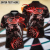 Maxcorners Darts Tiger Lightning Jersey Multicolor Options Personalized Name, Team Name Unisex 3D Shirt