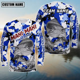 Maxcorners Mahi-mahi Fishing Tournament Personalized Name And Team Name Long Sweat Shirt