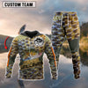 Max Corners Walleyes Fishing Sport Jersey Green Personalized Name and Team Name Combo Hoodie & Sweatpant