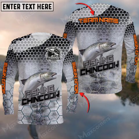 Maxcorners Chincook Sport Jersey Personalized Name And Team Name Long Sweat Shirt