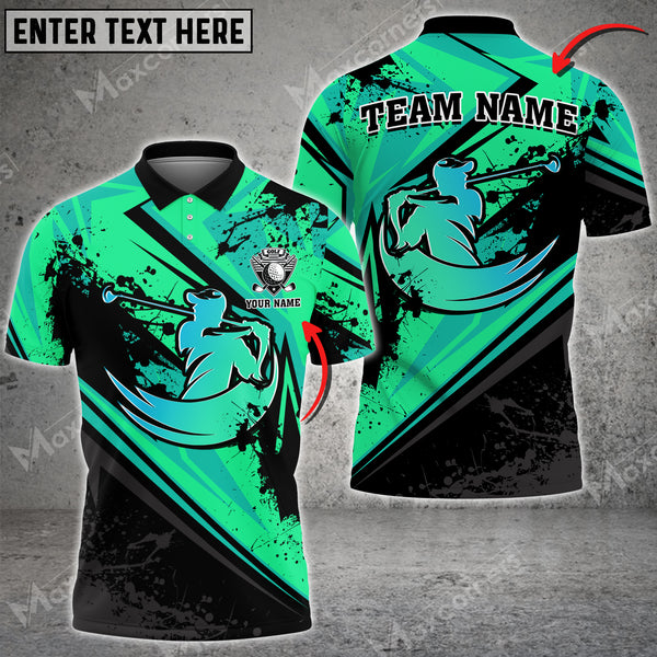 Maxcorners Golf Sport Jersey Smoke Pattern Customized Name And Team Name 3D Shirt