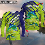 Maxcorners Mahi-Mahi Fishing Tournament, Mahi-Mahi Fishing Jerseys Personalized Name And Team Name Long Sweat Shirt