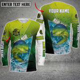 Maxcorners Mahi-mahi Fishing Salt Water Skin Fishing Pattern Sport Jersey Personalized Name And Team Name Long Sweat Shirt