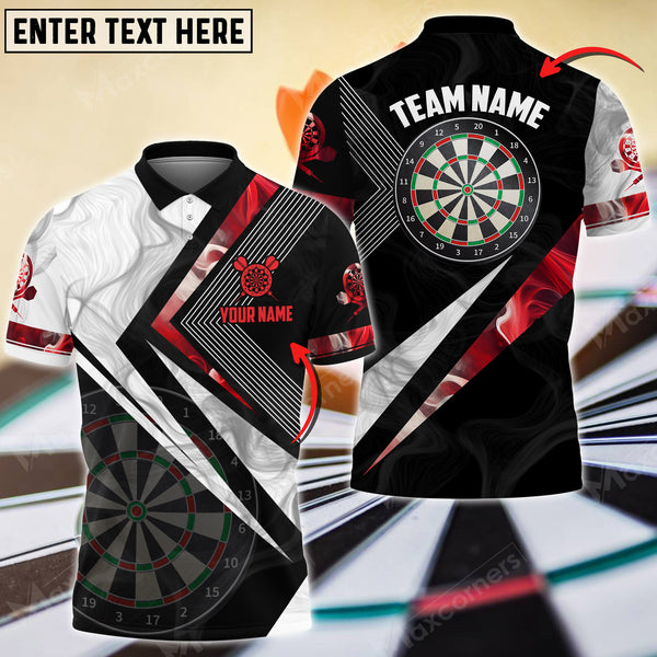 Maxcorners Darts Smoke Jersey Multicolor Options Personalized Name, Team Name Unisex 3D Shirt
