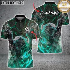 Maxcorners Bowling Fire Griffin Lava Beast Multioptions Customized Name, Team Name 3D Shirt (5 Colors)