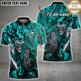 Maxcorners Cloaked Skeleton Play Bowling Multioptions Customized Name, Team Name 3D Shirt (5 Colors)
