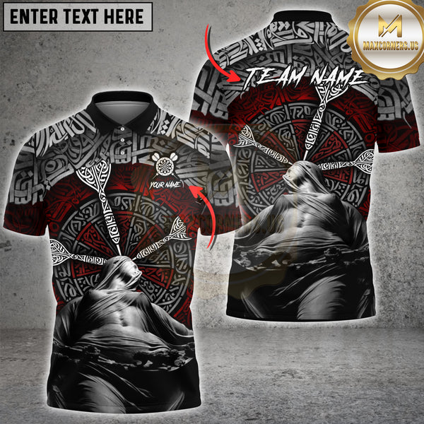 Maxcorners The Calligraffiti Of Dark Girl Multioptions Customized Name, Team Name 3D Shirt (4 Colors)