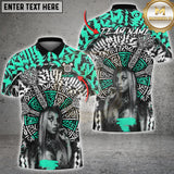 Maxcorners Dartboard The Calligraffiti Of Dark Girl 2 Multioptions Customized Name, Team Name 3D Shirt (4 Colors)