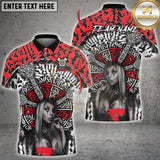 Maxcorners Dartboard The Calligraffiti Of Dark Girl 2 Multioptions Customized Name, Team Name 3D Shirt (4 Colors)