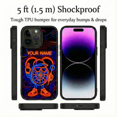 Maxcorners Darts Funny Cartoon 420 Art Personalized Name 3D Phone Case