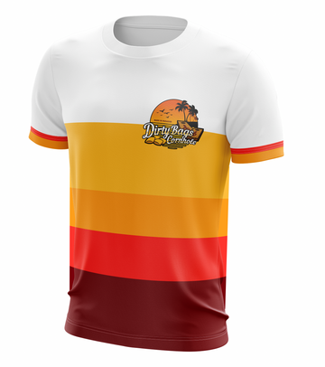 Maxcorners Dirty Bags Cornhole Jersey - "Bags in Paradise" - BLANK Back