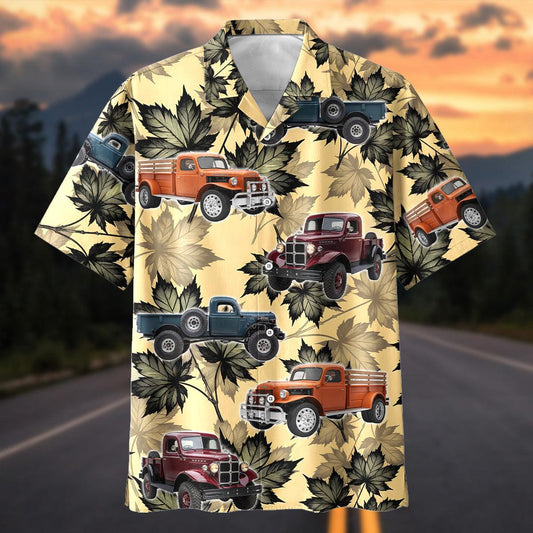 Maxcorners Personalized Vintage Dodge Power Wagon Power Truck Hawaiian Shirt