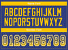 Maxcorners Custom Royal Yellow-White Drift Fashion Football Jersey LM2605