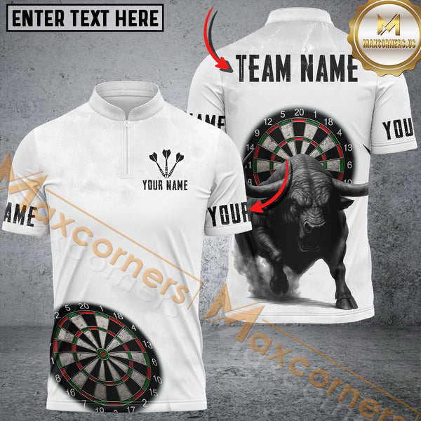 Maxcorners Darts Bullseye Fury Personalized Name 3D Unisex Shirt For Alex
