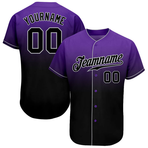 Custom Fade Fashion Authentic Baseball Jersey (Multicolor)