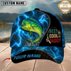 Maxcorners Reel Cool Daddy Lightning Customized Name Fishing Cap