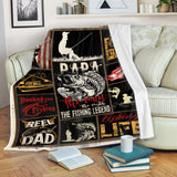 Maxcorners Papa Fishing 3D Quilt - Blanket