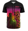 Maxcorners GARRETT GURTHIE SONIC RAINBOW BASEBALL JERSEY LM1009