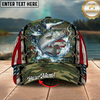 Maxcorners Crappie Fishing Rod Blue Flame Multicolor Options Personalized Name (12 Fish Species)