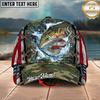 Maxcorners Crappie Fishing Rod Blue Flame Multicolor Options Personalized Name (12 Fish Species)