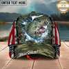 Maxcorners Crappie Fishing Rod Blue Flame Multicolor Options Personalized Name (12 Fish Species)