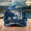 Maxcorners Rainbow Trout Blue Scale Texture Multicolor Options Personalized Name (12 Fish Species)