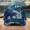 Maxcorners Rainbow Trout Blue Scale Texture Multicolor Options Personalized Name (12 Fish Species)