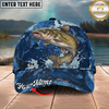 Maxcorners Rainbow Trout Blue Scale Texture Multicolor Options Personalized Name (12 Fish Species)