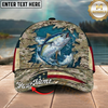 Maxcorners Catfish Desert Camo Water Burst Multicolor Options Personalized Name (12 Fish Species)