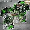 Maxcorners Heart Darts Champion of Hearts Multi Options Personalized Name, Team Name Unisex 3D Shirt (4 Colors)