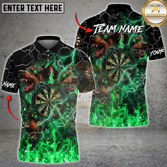 Maxcorners Darts Shirt Gold Black Dartboard Crown Luxury Style Multicolor Options Personalized Name, Team Name 3D Shirt (4 Colors)