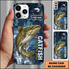 Maxcorners Fishing Fishing Legend Design Personalized Name Phone Case (12 Fish Species)