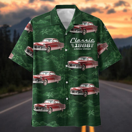 Maxcorners Classic 1986 Limited Edition Vintage Car Hawaiian Shirt