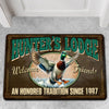 Maxcorners Personalized Mallard Duck Doormat - Funny Hunting Welcome Mat with Custom Year, Rustic Cabin & Lodge Decor LM1611