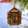 Maxcorners Personalized Hunter Gear Acrylic Ornament - Custom Name - Sleep Hunt Repeat Christmas Gift for Hunters LM0411