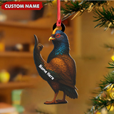 Maxcorners Personalized Funny Bird Ornament - Custom Christmas Gift for Hunters & Bird Lovers LM0411