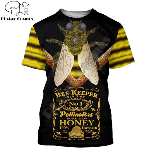 Maxcorners Custom Name I'm A Bee Keeper Beehive Men's Shirt 5 LM1304
