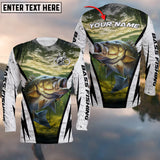 Maxcorners Bass Fishing Customize Name 3D Shirts