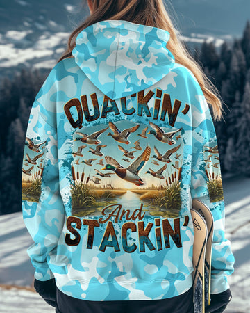 Maxcorners (Hot Deal) Quackin' And Stackin' Hunting Duck Camo All Over Print LM1601