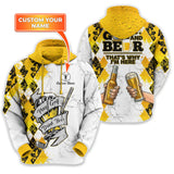 Maxcorners Play Golf Drink Beer Custom Golf Polo Shirt, Funny Golf Shirt, Golf & Beer Gift For Men