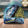 Maxcorners Fishing Ocean Wave Personalized 3D Cap (12 Breeds)