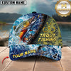 Maxcorners Fishing Ocean Wave Personalized 3D Cap (12 Breeds)