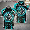 Maxcorners Darts Flaming Dartboard and Flying Darts Multicolor Customized Name, Team Name 3D Shirts